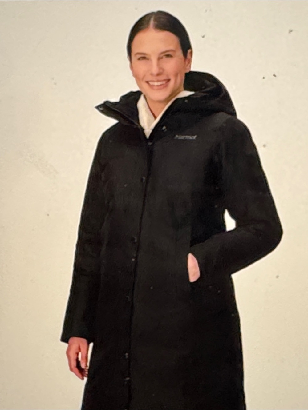Marmot Chelsea down coat removable hood